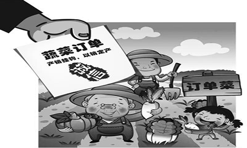 订单农业消除卖菜难的烦恼
